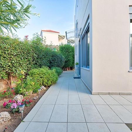 Elegant New Maisonette Near The Sea Aegina Экстерьер фото