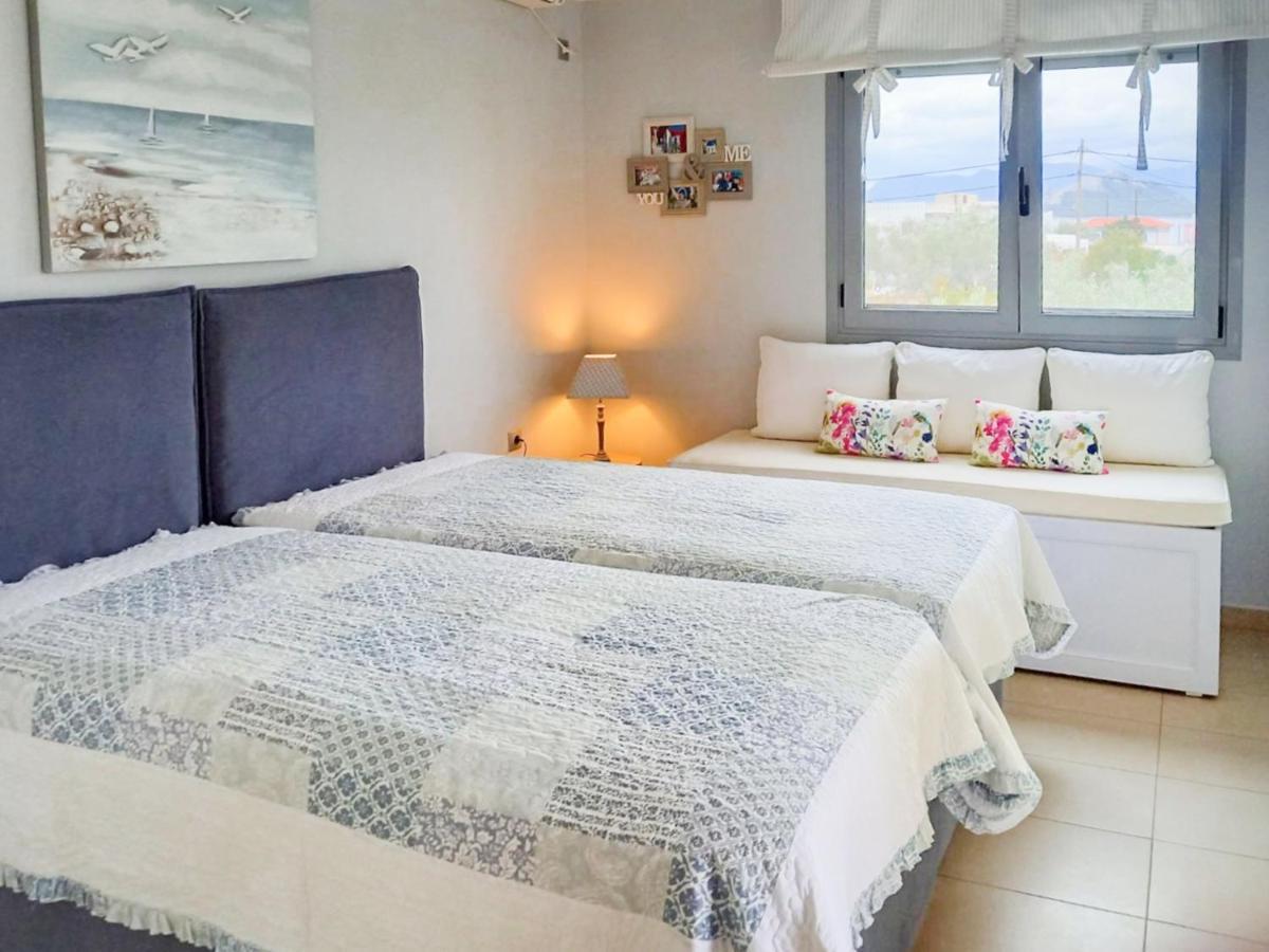 Elegant New Maisonette Near The Sea Aegina Экстерьер фото